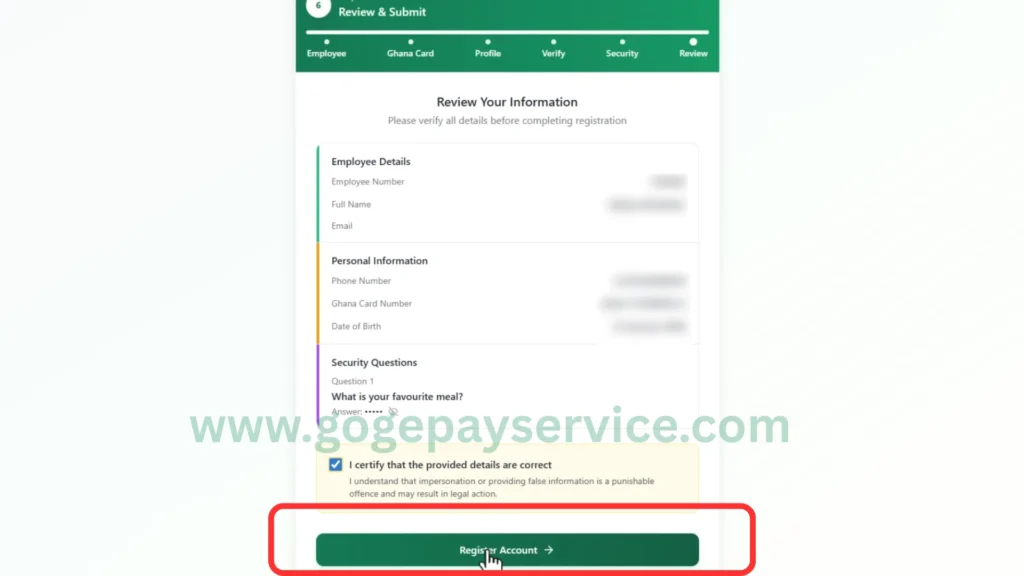 complete registration