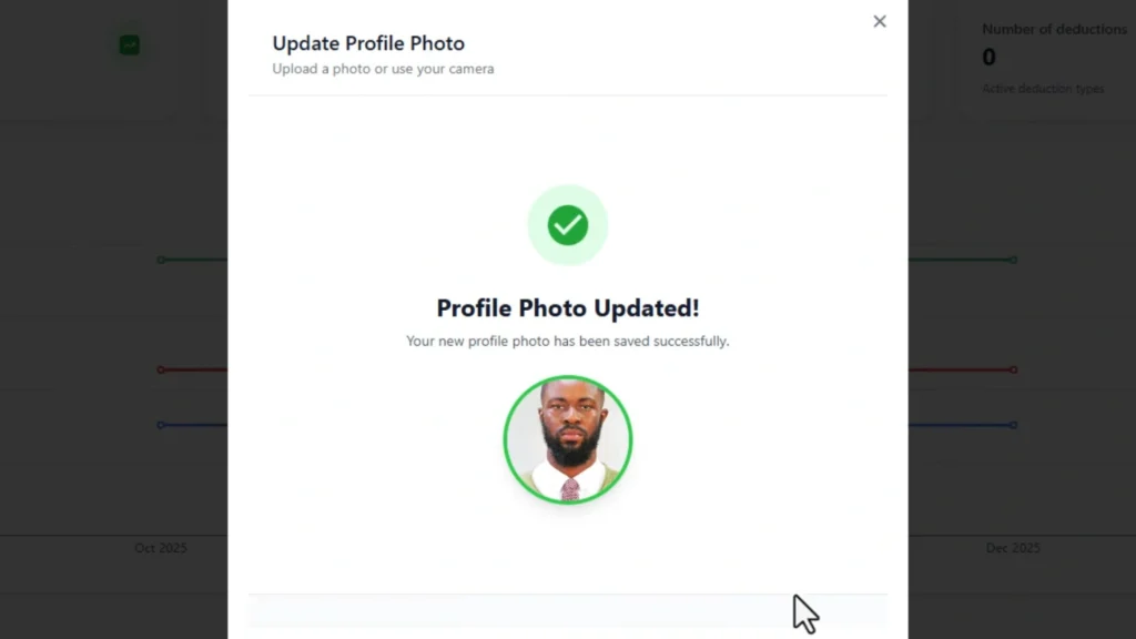 photo updated successfully